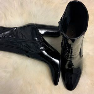 Aldo patent booties